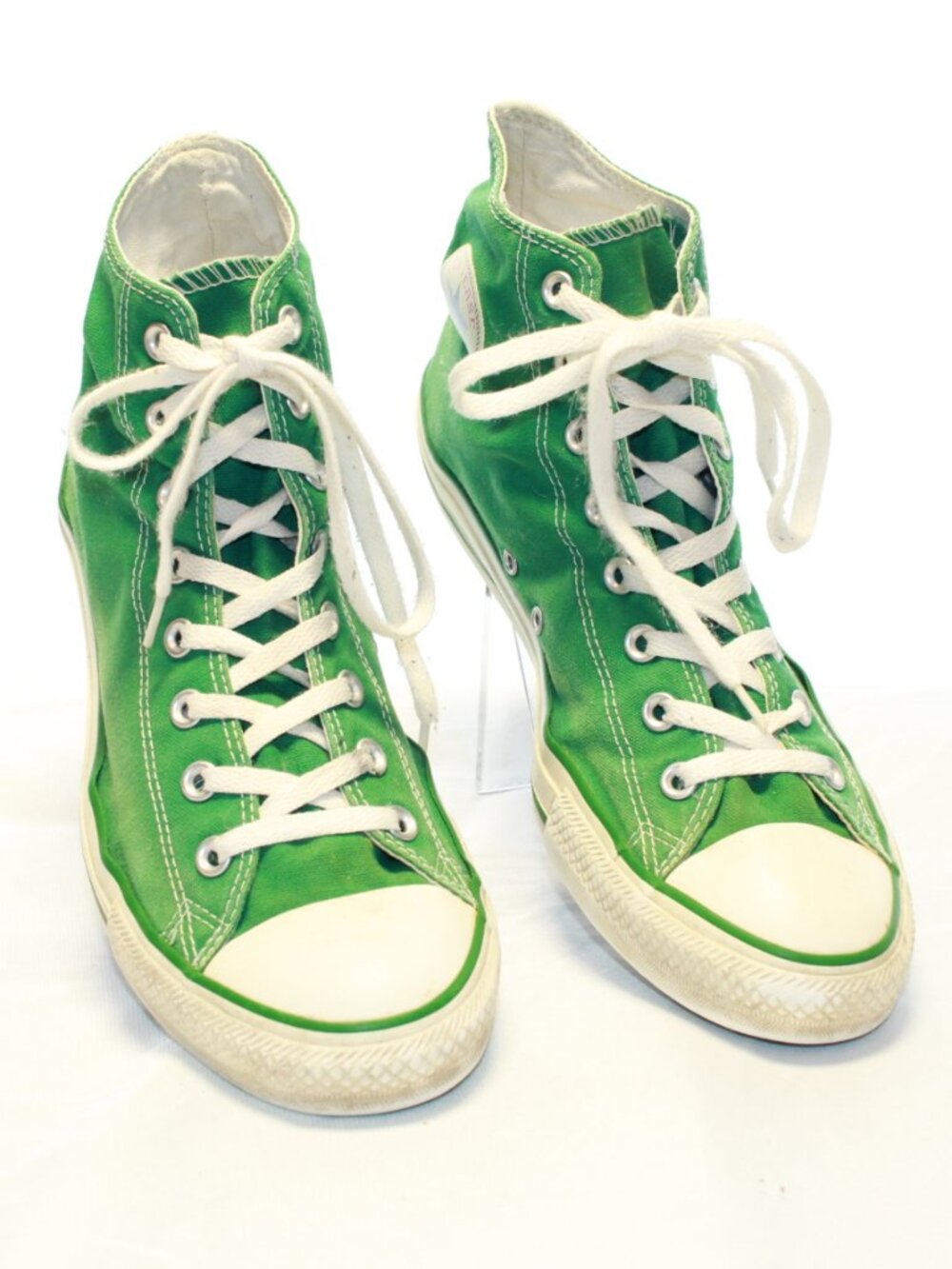 Converse Chuck Taylor Unisex Men 11 Women 13 Green High Top Sneakers - 1J791